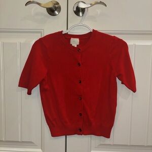 NWOT H&M Red Button-Up Cardigan